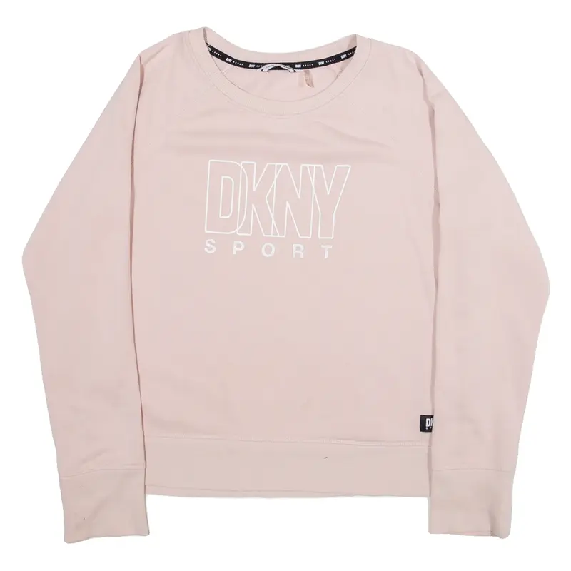 DKNY Womens Sweatshirt Pink M