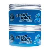 CHEMICAL GUYS Sticky Icky Car Cleaning Gel 2-Pack - slime cleaning gel, cleaning tool, for air vents, dashboards, steering wh...