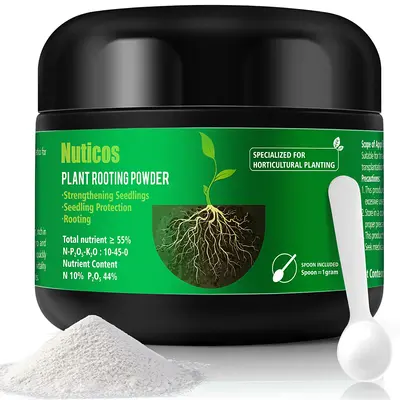 Nuticos Rooting Powder , Rooting Hormone for Plant Cuttings and Strong Roots, Ultra Concentrated - Yields 50 Gallons plant fe...