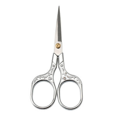Plum Pattern Stainless Steel Scissors