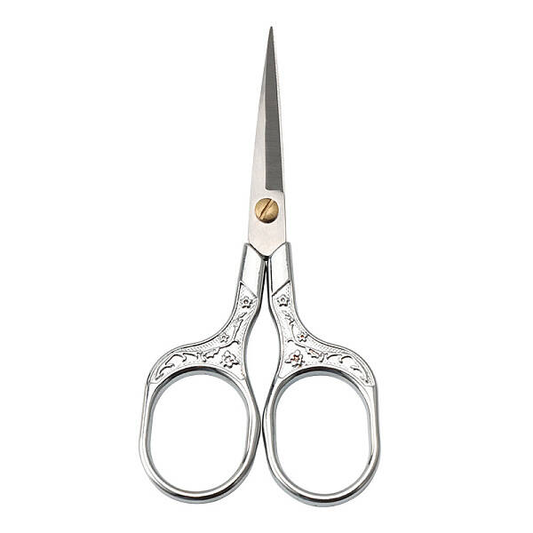 Plum Pattern Stainless Steel Scissors