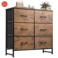 WLIVE Sturdy 6-Drawer Dresser | Fabric Storage Tower with Bins, Modern Chest of Drawers for Bedroom/Living Room, Buffet Cabin...