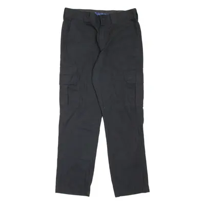 DICKIES Cargo Workwear Womens Trousers Black Slim Tapered W31 L30