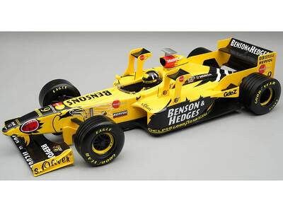 Jordan 198 #9 Damon Hill Benson & Hedges Jordan-Honda Formula One F1 San Marino-Imola GP (1998) with Driver Figure and Di...