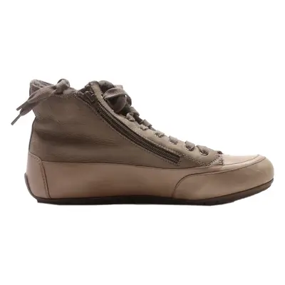 CANDICE COOPER High Top Trainers Beige Leather Womens UK 6