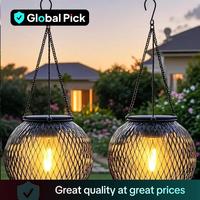 Outdoor Solar Hanging Light, Outdoor Solar Garden Lights, Solar Outside Lights, Garden Decorative Lighting, Waterproof Tree L...