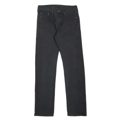 LEVI'S 513 Jeans Mens Black Slim Straight W28 L30