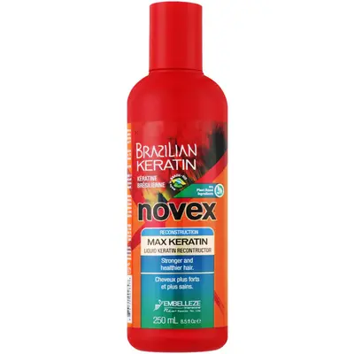 NOVEX Brazilian Keratin, Hydrolyzed Liquid Keratin Reconstructor, 250 ml