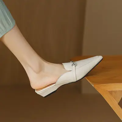 CHIKO Ellis Pointy Toe Wedge Clogs/Mules Shoes