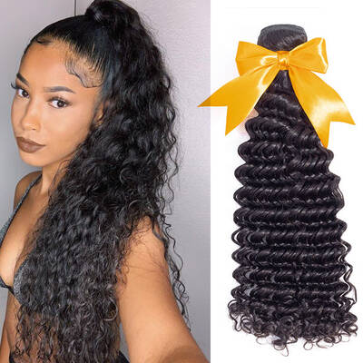 Deep Wave 3 Bundles Human Hair Extensions / BGMGirl