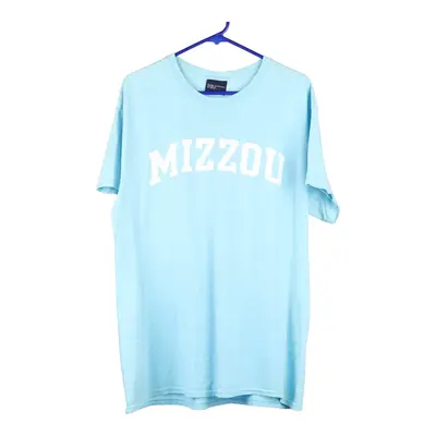 Mizzou Mv Sport College T-Shirt - Large Blue Cotton