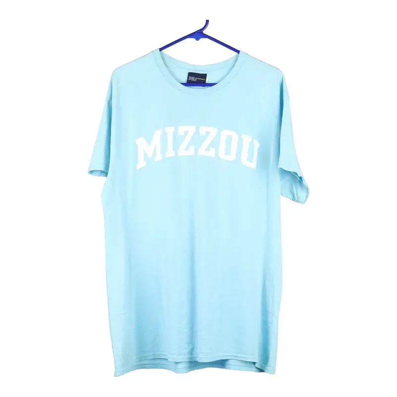 Mizzou Mv Sport College T-Shirt - Large Blue Cotton