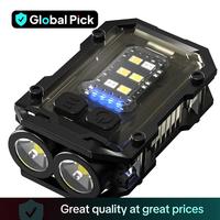 Portable Outdoor Flashlight, Rechargeable Mini LED Flashlight, Durability Compact Pocket COB Light for Night Work, Walking, C...