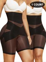 Women's Criss-cross Tummy Control Seamless Shapewear Pants, High Waist Butt Lifting Shapewear Bottoms, Ladies Shapewear for A...