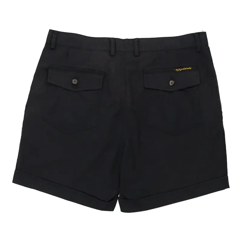 Crown Cargo Shorts - 36W 6L Navy Cotton