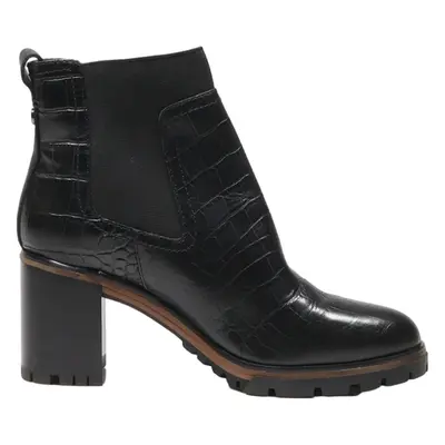 VINCE CAMUTO Chelsea Boots Black Leather Womens UK 9
