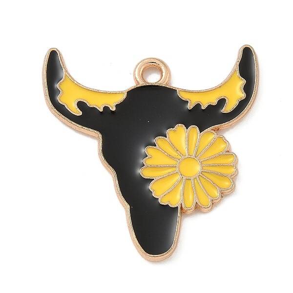 Western Cowboy Theme Alloy Enamel Pendants