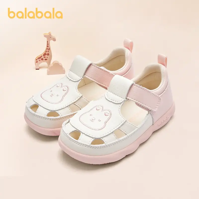 Balabala children's shoes baby toddler shoes children's sandals baby shoes boys girls 2025 summer new