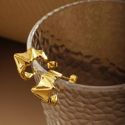 Stainless Steel Stud Earrings for Women
