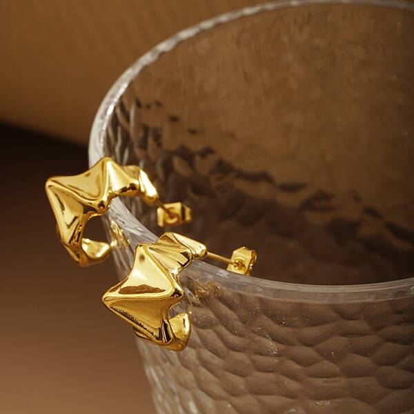 Stainless Steel Stud Earrings for Women