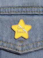 Star & Letter Design Brooch, Cute Clothes Brooch, Fashion Accessories for Women & Men, Trendy All-match & Exquisite Brooch fo...