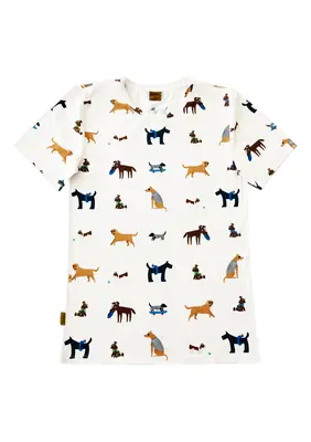 Women's T-shirt with Cool Dogs | Size: S