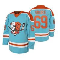 Shore 69 Sudbury Blueberry Bulldogs Adult Fan Hockey Jerseys，Men's Embroidery Jersey V-Neck Sports jersey