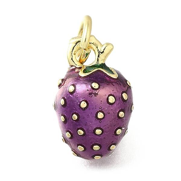 Brass with Enamel Charms