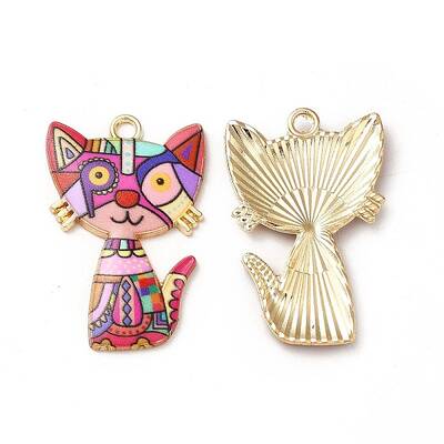 Alloy Enamel Pendants
