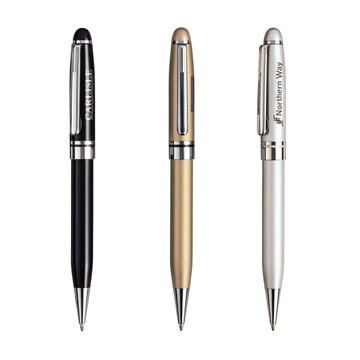 50 Custom Dulce Ballpoint Pen - Brass & Chrome