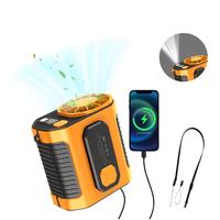 2025 Portable Waist Fan, Rechargeable with LED Display & 10H Runtime,5 Speed 10000RPM Cooling Personal Clip Fan,Wind Speed Ne...