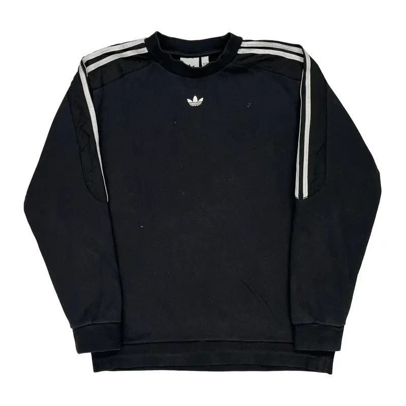 Adidas Sweatshirt - Large Black Cotton