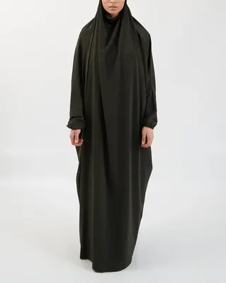 Prayer Jilbab - Khaki