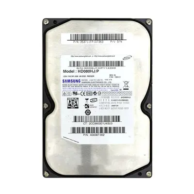 HD080HJ/P Samsung Spinpoint 80GB 7200RPM SATA 3.0 Gb/s 8MB Cache 3.5-Inch Hard Drive