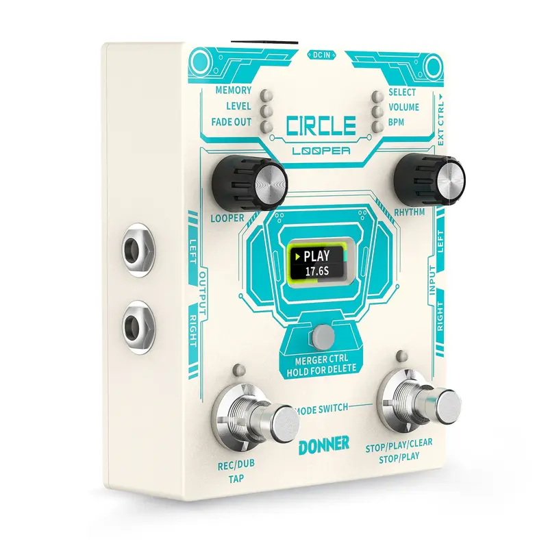 Donner Circle Looper Guitar Pedal Member Only