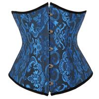 Underbust Corsets for Women Black Corset Top Waist Trainer Fashion Bustier Plus Size Corset 9427-D2