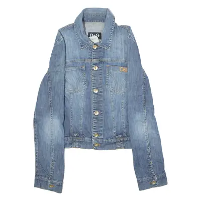 DOLCE & GABBANA Womens Denim Jacket Blue XS