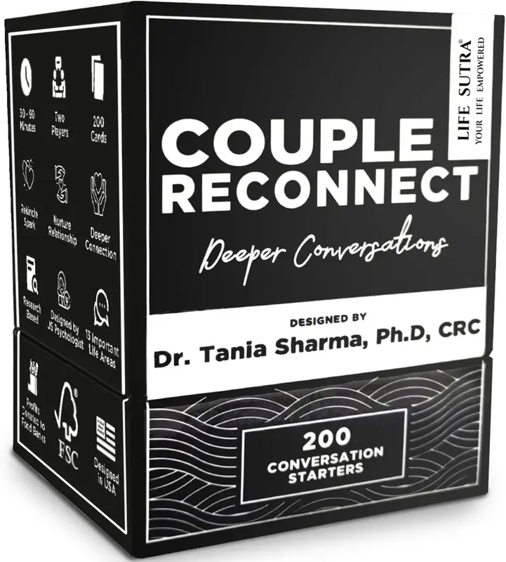 Couple Reconnect Counseling Game for Married Couples