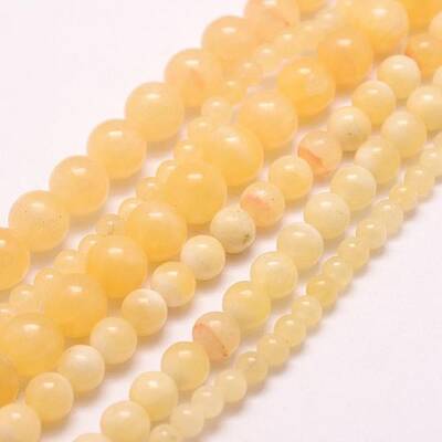 Natural Honey Jade Beads Strands