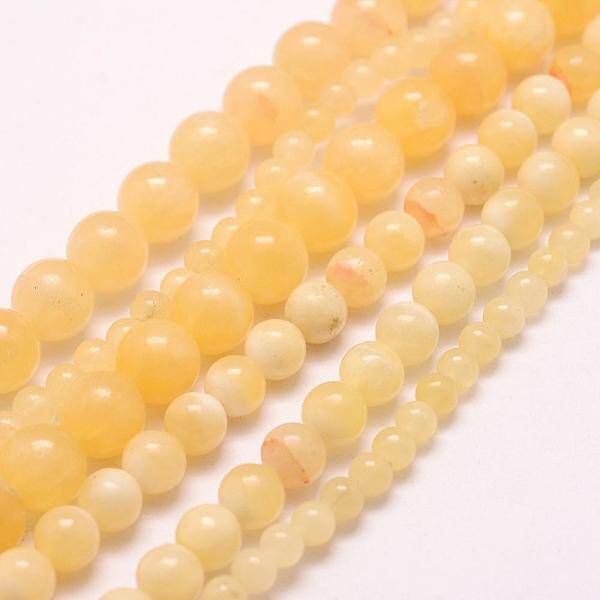 Natural Honey Jade Beads Strands