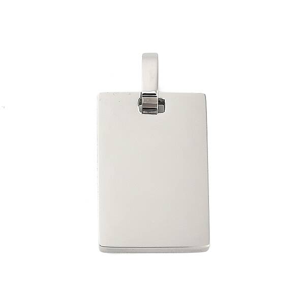 304 Stainless Steel Stamping Blank Tag Pendants