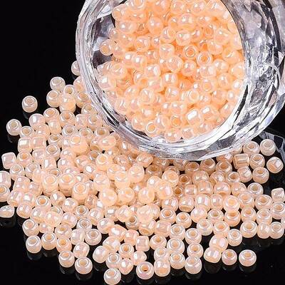 DIY Craft Beads 6/0 Ceylon Round Glass Seed Beads