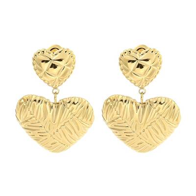 Ion Plating(IP) 304 Stainless Steel Stud Earrings for Women