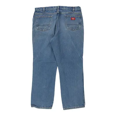 Dickies Carpenter Trousers - 38W 29L Blue Cotton