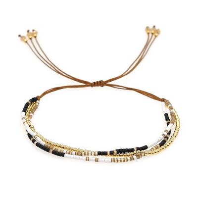 Colorful Adjustable Seed Beads Braided Bracelets