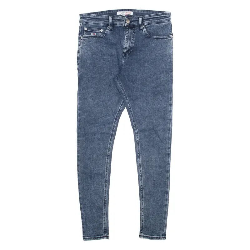 TOMMY JEANS Mens Jeans Blue Slim Skinny W30 L32