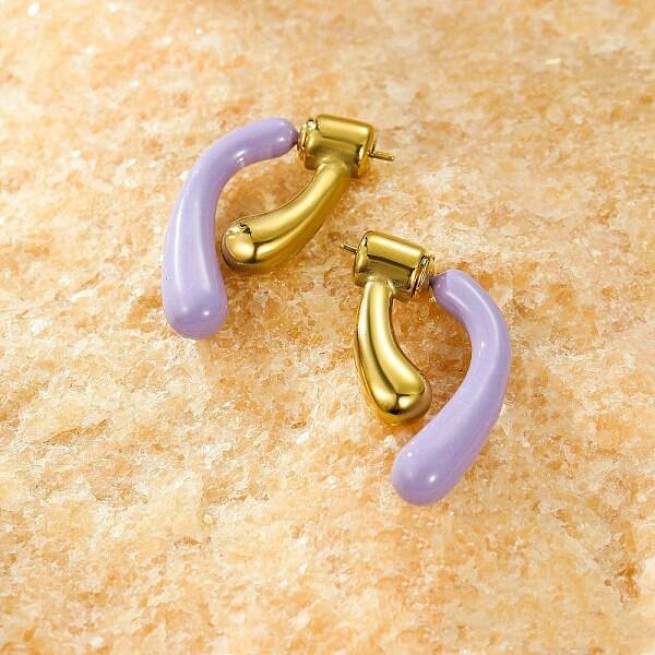 304 Stainless Steel Stud Earrings