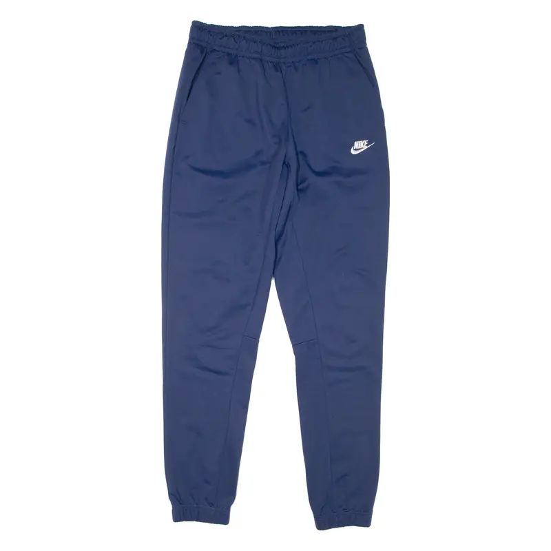 NIKE Mens Track Pants Blue Tapered S W28 L30