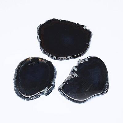 Natural Agate Slices Big Pendants