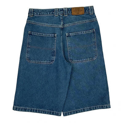 Old Navy Baggy Denim Shorts - 30W 12L Blue Denim